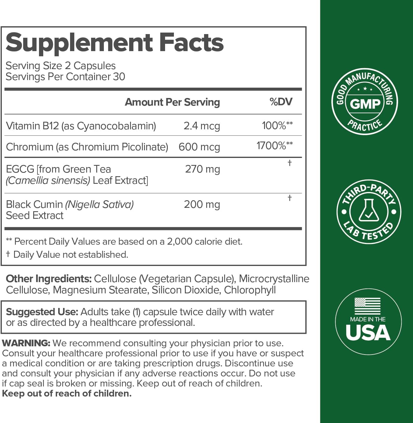 MetaBurn Metabolism Boosting Capsules